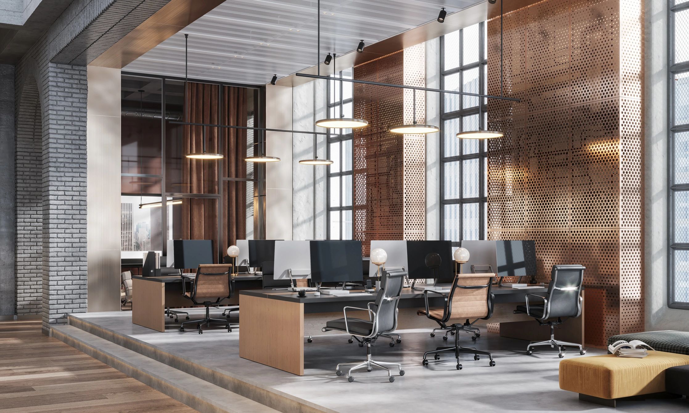 luxury real estate office modern